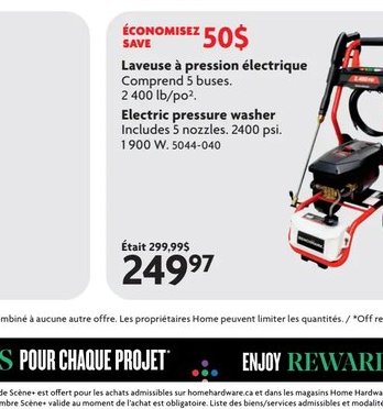 Laveuse à pression électrique Benchmark
