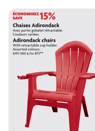 Keter Chaises Adirondack