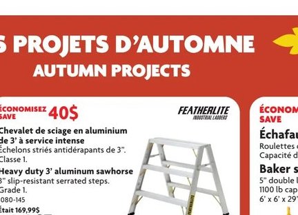 Chevalet de sciage en aluminium Noir lustré Hea…