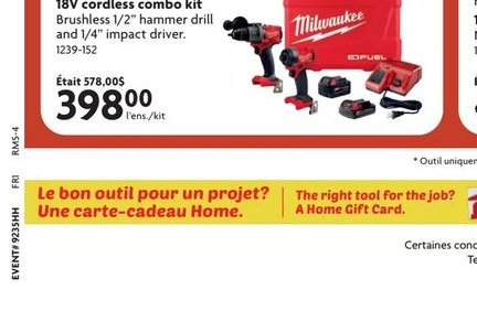 Ensemble d'outils sans fil de 18 V Perceuse à p…