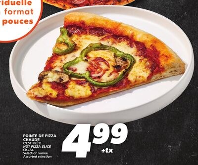 POINTE DE PIZZA CHAUDE