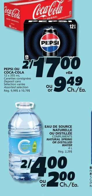 Pepsi ou Coca-Cola