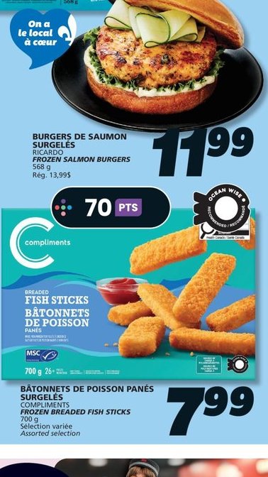 Burgers de saumon Ricardo