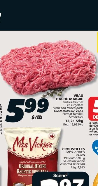 Veau haché Pariette