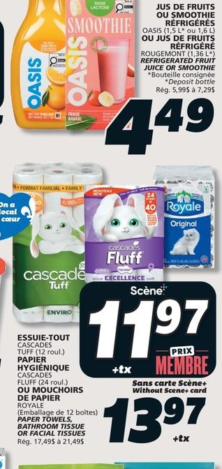 Oasis Jus de Fruits Assortiments