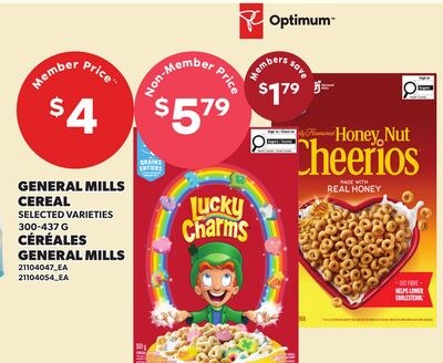 GENERAL MILLS CEREAL, 300-437 G