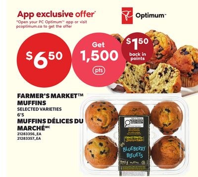 FARMER'S MARKET™ MUFFINS, 6'S