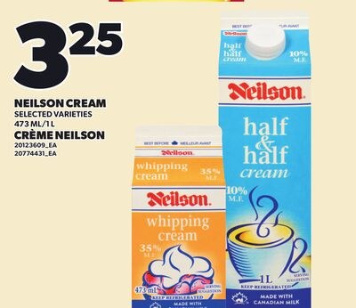 NEILSON CREAM, 473 ML/1 L