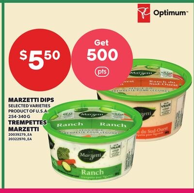 MARZETTI DIPS, 254-340 G