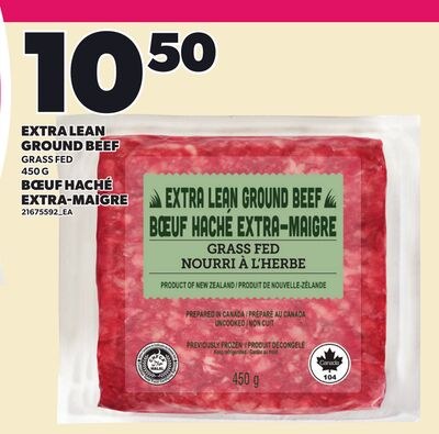 EXTRA LEAN GROUND BEEF, 450 G
