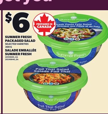 SUMMER FRESH PACKAGED SALAD, 300 G