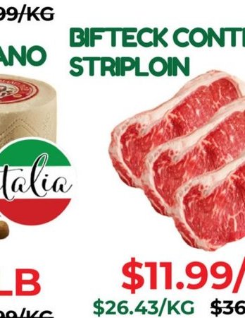 Bifteck Contre Filet Striplon