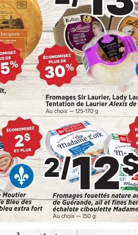 Fromages fourrés nature au sel de Guérande, ail et fines herbes ou Échalote Chouette Madame Lodi