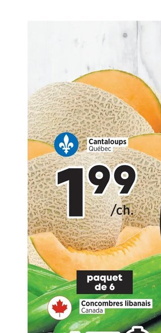 Cantaloups Québec