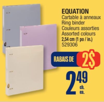 EQUATION Ring binder