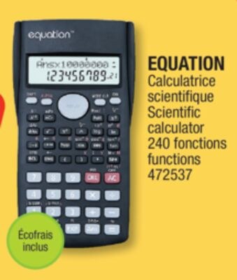 EQUATION Scientific calculator