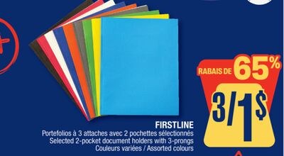 FIRSTLINE Selected 2-pocket document holders wi…
