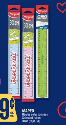 MAPED Selected rulers