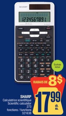 SHARP Scientific calculator