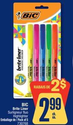 BIC Brite Liner Highlighter