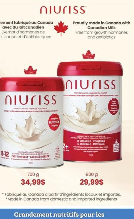 Niuriss 0-12 mois