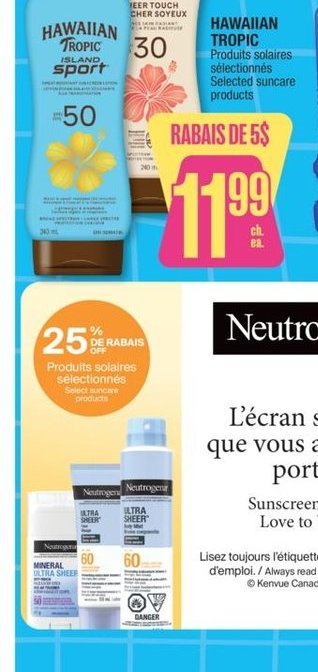 Hawaiian Tropic Sport SPF 30
