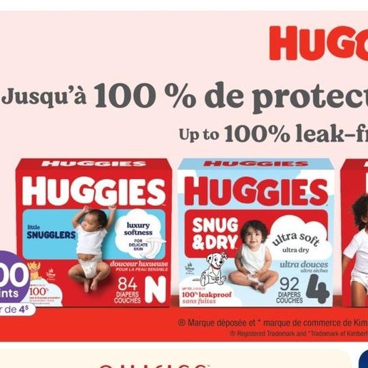 Couches Huggies Snugglers