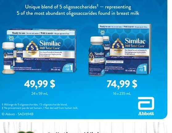 Similac 360 Total Care format plus grand