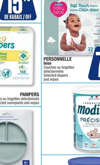 Personnelle Bébé Lingettes