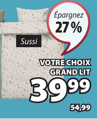 SUSSI VOTRE CHOIX GRAND LIT