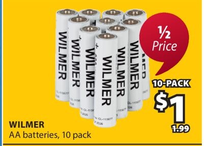 WILMER AA batteries