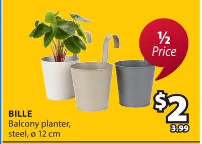 BILLE Balcony planter