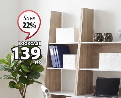 HEBY 5-tier bookcase
