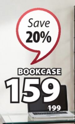 EVAN 5-tier bookcase