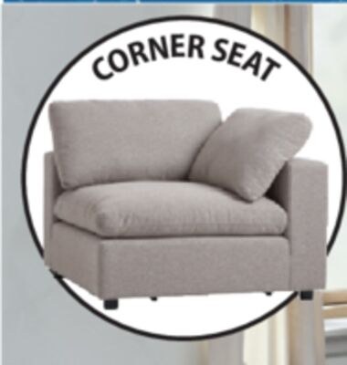 Corner seat module, sand
