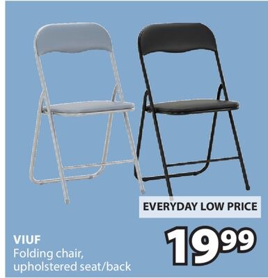VIUF Folding chair, upholstered seat/back