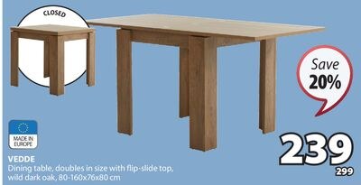 VEDDE Dining table