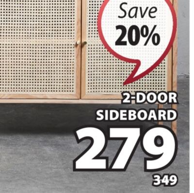 SALTVIG 2-door sideboard