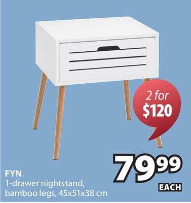 FYN 1-drawer nightstand