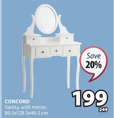 CONCORD Vanity, with mirror