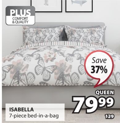 ISABELLA 7-piece bed-in-a-bag
