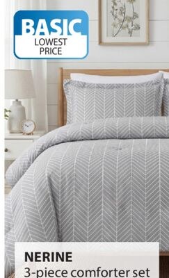 NERINE 3-piece comforter set