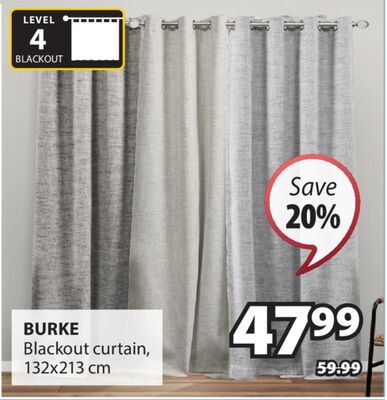 BURKE Blackout curtain