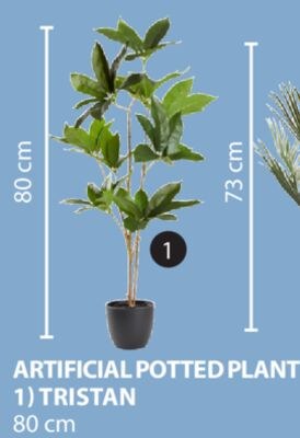 TRISTAN ARTIFICIAL POTTED PLANT