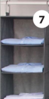 Large 6-tier hanging shelf