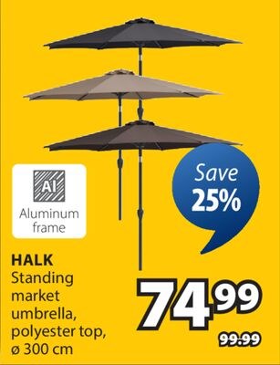 HALK Standing market umbrella