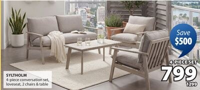 SYLTHOLM 4-piece conversation set