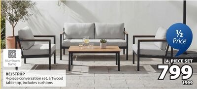 BEJSTRUP 4-piece conversation set