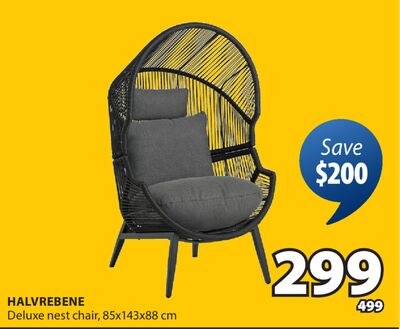 HALVREBENE Deluxe nest chair