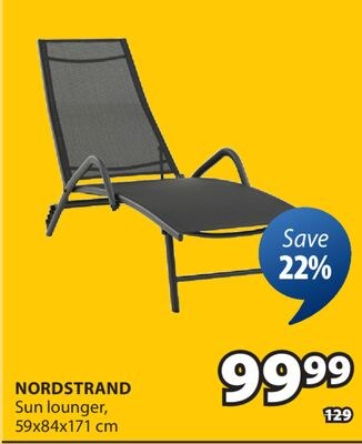 NORDSTRAND Sun lounger